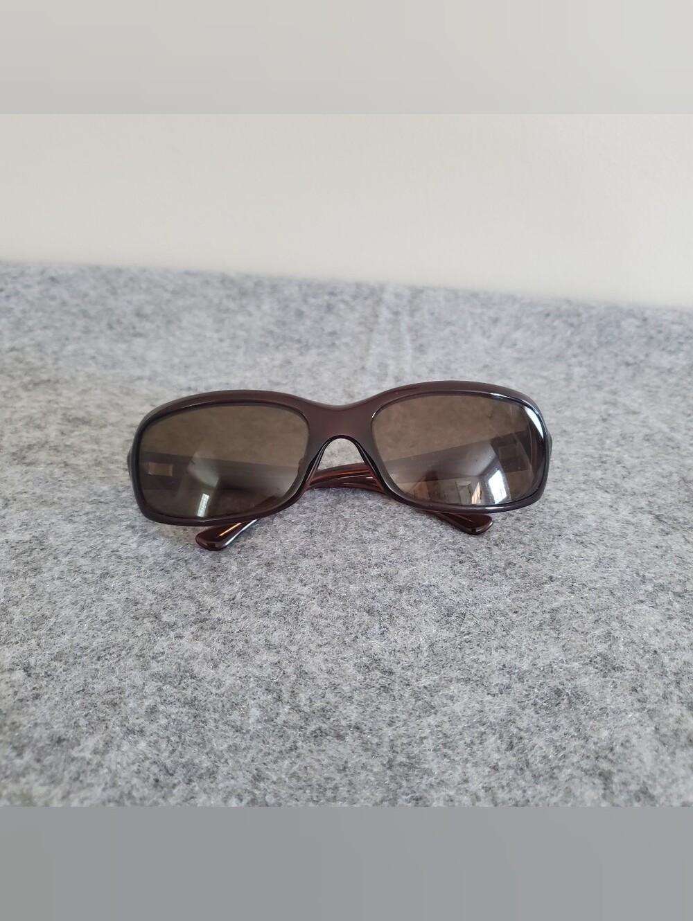 Maui Jim Lagoon MJ-189-26 Men's Sunglasses Brown Polarized Made In Italy